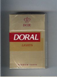 Doral Premium Taste Lights cigarettes hard box Doral Premium Taste Lights cigarettes hard box