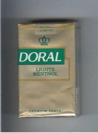 Doral Premium Taste Lights Menthol cigarettes soft box Doral Premium Taste Lights Menthol cigarettes soft box