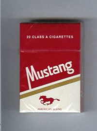 Mustang American Blend cigarettes hard box