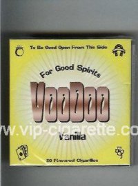 Voodoo Vanilla cigarettes wide flat hard box