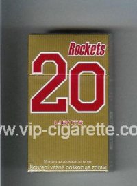 Rockets 20 Lights cigarettes hard box