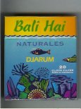 Djarum Bali Hai Naturales 90s cigarettes wide flat hard box