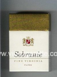 Sobranie Fine Virginia Filter cigarettes hard box