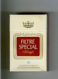 Matinee Special Filter Kings cigarettes hard box