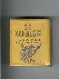 Gauloises Caporal Ordinaire white cigarettes soft box