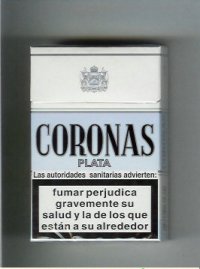 Coronas Plata cigarettes