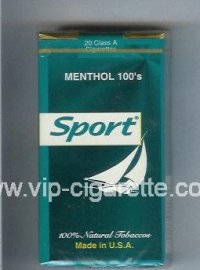 Sport Menthol 100s cigarettes soft box