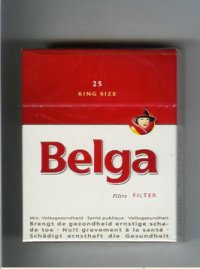 Belga Filter cigarettes white red king size 25