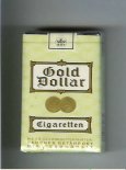 Gold Dollar Cigaretten light green and white cigarettes soft box