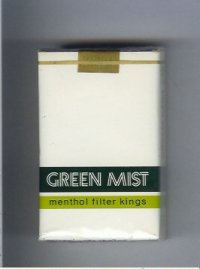 Green Mist Menthol Filter Kings cigarettes soft box
