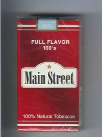 Main Street Full Flavor 100s cigarettes soft box