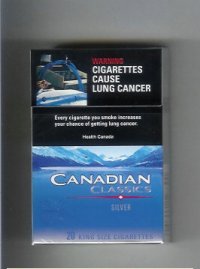 Canadian Classics Silver cigarettes king size