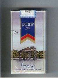 Derby Formosa 100s cigarettes soft box
