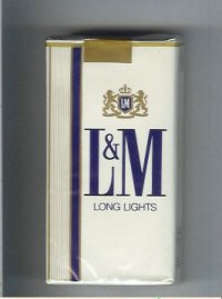 L&M Long Lights 100s cigarettes soft box