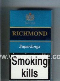 Richmond 100s cigarettes hard box