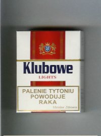 Klubowe Lights cigarettes hard box