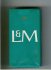 L&M Menthol 100s cigarettes soft box