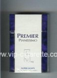 Premier Pianissimo 5 mg Super Lights cigarettes hard box Premier Pianissimo 5 mg Super Lights cigarettes hard box