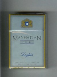 Manhattan Lights cigarettes hard box