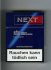 Next 24 Quality American Blend Full Flavor blue and red cigarettes hard box