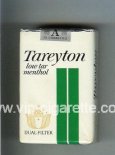 Tareyton Low Tar Menthol Dual Filter cigarettes soft box