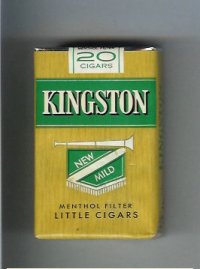 Kingston New Mild Menthol Filter Little Cigars cigarettes soft box