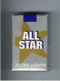 All Star Ultra Lights cigarettes