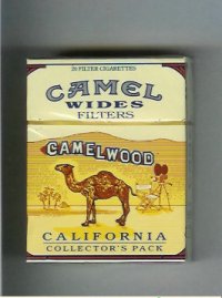 Camel Collectors Pack California Wides Filters cigarettes hard box