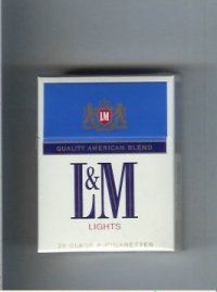 L&M Quality American Blend Lights red Lights Short cigarettes hard box