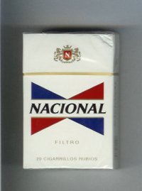 Nacional Filtro cigarettes hard box