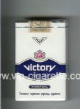 Victory International cigarettes white and blue soft box