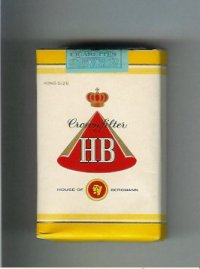 HB Crown Filter House of Bergmann cigarettes soft box