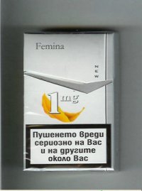 Femina New 1 mg cigarettes hard box