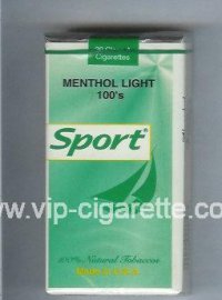 Sport Menthol Light 100s cigarettes soft box