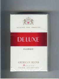 Deluxe Classic American Blend cigarettes hard box