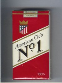 American Club No 1 100's cigarettes