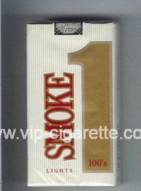 Smoke 1 Lights 100s cigarettes soft box