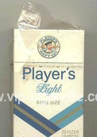 Player's Navy Cut Light cigarettes hard box