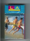 LA Los Angeles Super Light 100s Cigarettes hard box LA Los Angeles Super Light 100s Cigarettes hard box