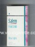 Salem Pianissimo Ultra Lights Menthol Fresh 100s cigarettes hard box