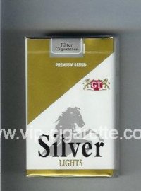 Silver Lights Premium Blend cigarettes soft box