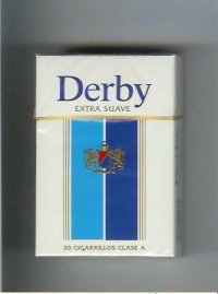 Derby Extra Suave cigarettes hard box