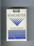 Manchester Ultra Lights cigarettes soft box