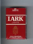 Lark Lights Richly Rewarding red Cigarettes soft box