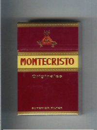 Montecristo Originales Superior Filter red and yellow cigarettes hard box