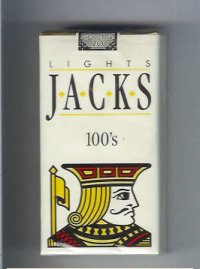Jacks Lights 100s cigarettes soft box