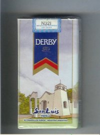 Derby San Luis 100s cigarettes soft box