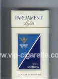 Parliament Lights Charcoal 100s cigarettes hard box