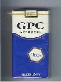 GPC Approved Lights Filter 100s Cigarettes soft box