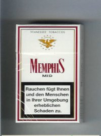 Memphis Mid Tennessee Tobaccos cigarettes hard box